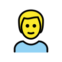 OpenMoji 13.1  👱‍♂️  Man: Blond Hair Emoji