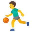 Google (Android 12L)  ⛹️‍♂️  Man Bouncing Ball Emoji