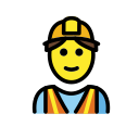 OpenMoji 13.1  👷‍♂️  Man Construction Worker Emoji