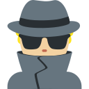 Twitter (Twemoji 14.0)  🕵🏼‍♂️  Man Detective: Medium-light Skin Tone Emoji