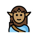 OpenMoji 13.1  🧝🏽‍♂️  Man Elf: Medium Skin Tone Emoji