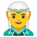 Google (Android 12L)  🧝‍♂️  Man Elf Emoji