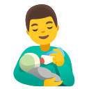 Google (Android 12L)  👨‍🍼  Man Feeding Baby Emoji