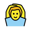OpenMoji 13.1  🙆‍♂️  Man Gesturing OK Emoji