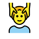 OpenMoji 13.1  💆‍♂️  Man Getting Massage Emoji