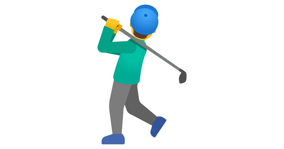 🏌️‍♂️  Man Golfing
