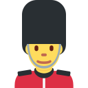 Twitter (Twemoji 14.0)  💂‍♂️  Man Guard Emoji