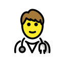OpenMoji 13.1  👨‍⚕️  Man Health Worker Emoji