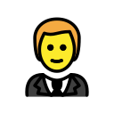 OpenMoji 13.1  🤵‍♂️  Man In Tuxedo Emoji