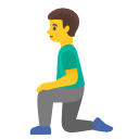 Google (Android 12L)  🧎‍♂️  Man Kneeling Emoji
