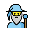 OpenMoji 13.1  🧙‍♂️  Man Mage Emoji