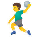 Google (Android 12L)  🤾‍♂️  Man Playing Handball Emoji