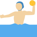 Twitter (Twemoji 14.0)  🤽🏼‍♂️  Man Playing Water Polo: Medium-light Skin Tone Emoji