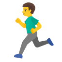Google (Android 12L)  🏃‍♂️  Man Running Emoji