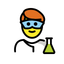OpenMoji 13.1  👨‍🔬  Man Scientist Emoji