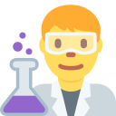 Twitter (Twemoji 14.0)  👨‍🔬  Man Scientist Emoji