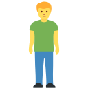 Twitter (Twemoji 14.0)  🧍‍♂️  Man Standing Emoji