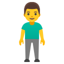 Google (Android 12L)  🧍‍♂️  Man Standing Emoji