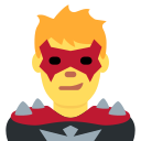 Twitter (Twemoji 14.0)  🦹‍♂️  Man Supervillain Emoji