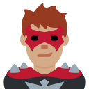 Twitter (Twemoji 14.0)  🦹🏽‍♂️  Man Supervillain: Medium Skin Tone Emoji