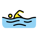OpenMoji 13.1  🏊‍♂️  Man Swimming Emoji