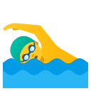 Google (Android 12L)  🏊‍♂️  Man Swimming Emoji