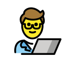 OpenMoji 13.1  👨‍💻  Man Technologist Emoji