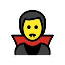 OpenMoji 13.1  🧛‍♂️  Man Vampire Emoji