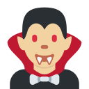 Twitter (Twemoji 14.0)  🧛🏼‍♂️  Man Vampire: Medium-light Skin Tone Emoji