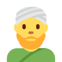 Twitter (Twemoji 14.0)  👳‍♂️  Man Wearing Turban Emoji