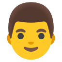 Google (Android 12L)  👨  Man Emoji