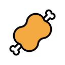 OpenMoji 13.1  🍖  Meat On Bone Emoji