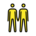 OpenMoji 13.1  👬  Men Holding Hands Emoji