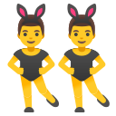 Google (Android 12L)  👯‍♂️  Men With Bunny Ears Emoji