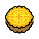 OpenMoji 13.1  🥮  Moon Cake Emoji