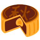 Twitter (Twemoji 14.0)  🥮  Moon Cake Emoji