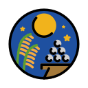 OpenMoji 13.1  🎑  Moon Viewing Ceremony Emoji