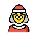 OpenMoji 13.1  🤶  Mrs. Claus Emoji
