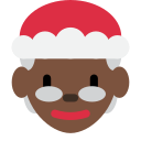 Twitter (Twemoji 14.0)  🤶🏿  Mrs. Claus: Dark Skin Tone Emoji