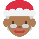 Twitter (Twemoji 14.0)  🤶🏾  Mrs. Claus: Medium-dark Skin Tone Emoji