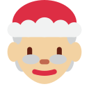 Twitter (Twemoji 14.0)  🤶🏼  Mrs. Claus: Medium-light Skin Tone Emoji