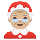 Google (Android 12L)  🤶🏼  Mrs. Claus: Medium-light Skin Tone Emoji