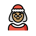 OpenMoji 13.1  🤶🏽  Mrs. Claus: Medium Skin Tone Emoji
