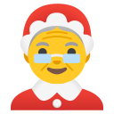 Google (Android 12L)  🤶  Mrs. Claus Emoji