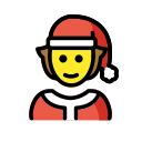 OpenMoji 13.1  🧑‍🎄  Mx Claus Emoji