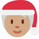 Twitter (Twemoji 14.0)  🧑🏽‍🎄  Mx Claus: Medium Skin Tone Emoji