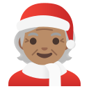 Google (Android 12L)  🧑🏽‍🎄  Mx Claus: Medium Skin Tone Emoji