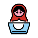 OpenMoji 13.1  🪆  Nesting Dolls Emoji
