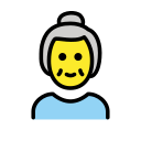 OpenMoji 13.1  👵  Old Woman Emoji