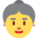 Twitter (Twemoji 14.0)  👵  Old Woman Emoji